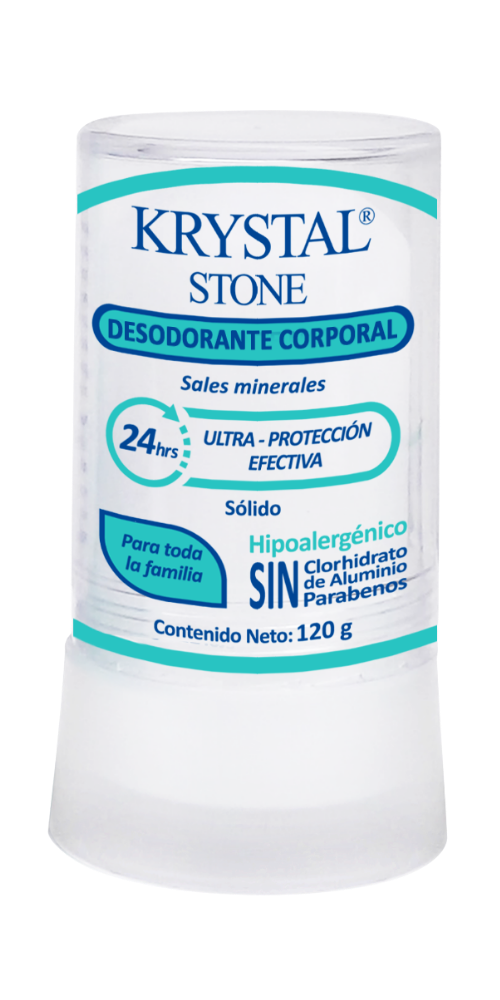 Krystal Stone Desodorante Sólido 120g Krystal Stone Desodorante Sólido 120g